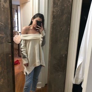 Free people off shoulder sweater